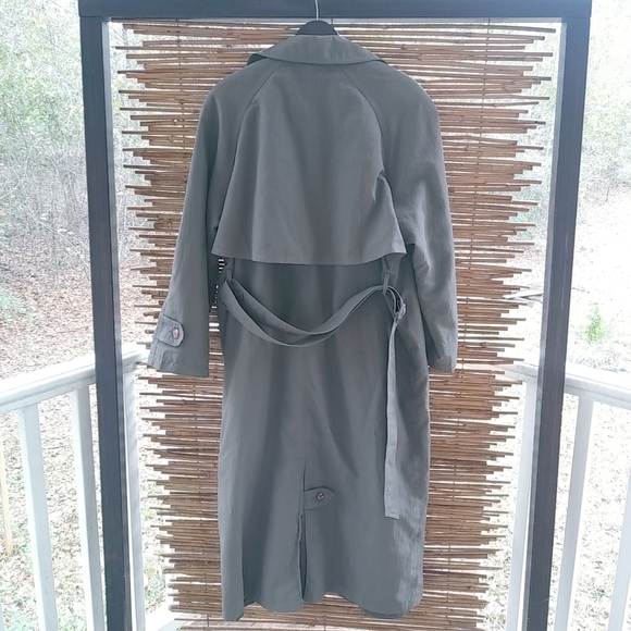 New York Harbor 12 Gray Trench Coat - Picture 5 of 11